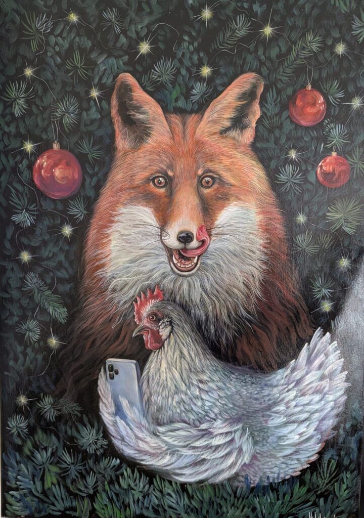 Fuchs und Huhn